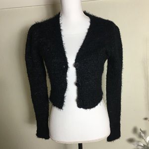 NWOT Wild Fable Shrug Sweater Black Sparkly Small